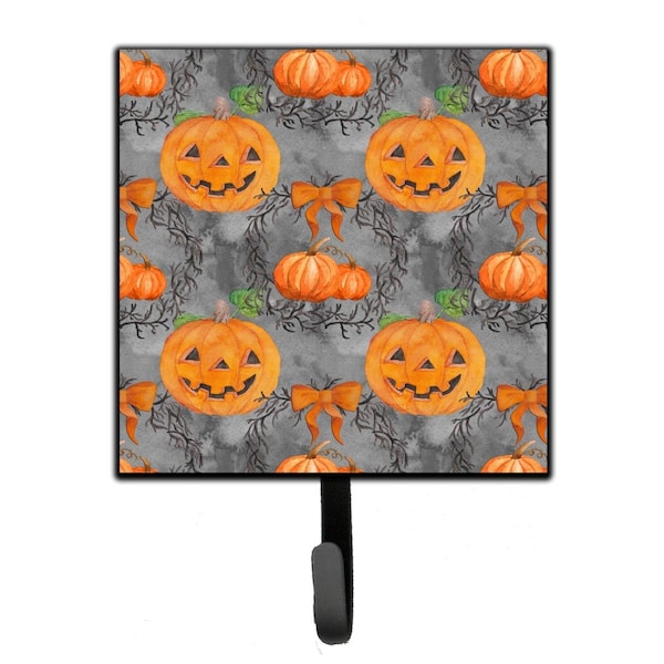 Carolines Treasures Watecolor Halloween Pumpkins Leash or Key Holder, 4.25 x 1 x 7 in. BB7521SH4 - main